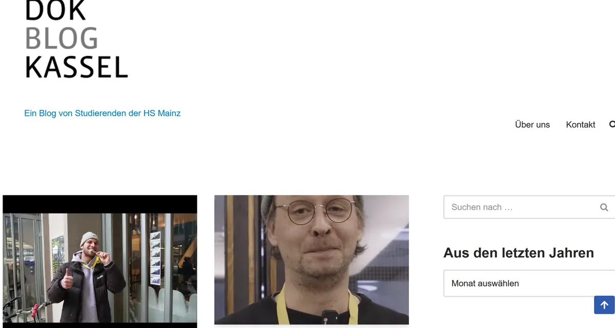 Ausschnitt aus Dokblog